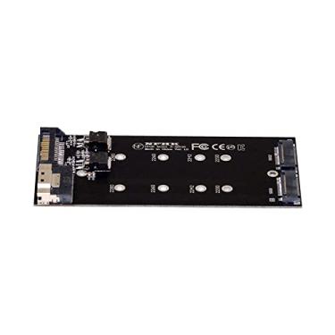Imagem de NFHK Dual 2X NVME M.2 AHCI para PCIE Express 3.0 4.0 Slimline SFF-8654 8X Raid Card VROC Raid0 Hyper Adapter
