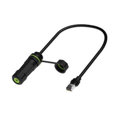 Imagem de Azduou Adaptador Ethernet impermeável para Starlink Gen 3 e Starlink Mini, adaptador de extensão de cabo Starlink Gen 3, acoplador Starlink padrão para RJ45 para Starlink V3/Mini Dish e roteador (1