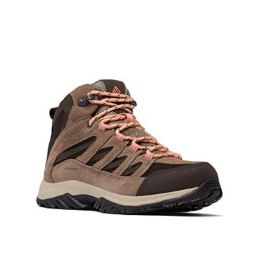 Imagem de Columbia Bota feminina Crestwood Mid impermeável para caminhada, Cordovan/lama, 9 Wide