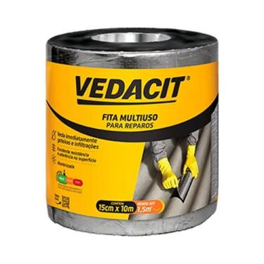 Imagem de Fita Multiuso 15cm X 10m Alumínio Vedacit - OTTO
