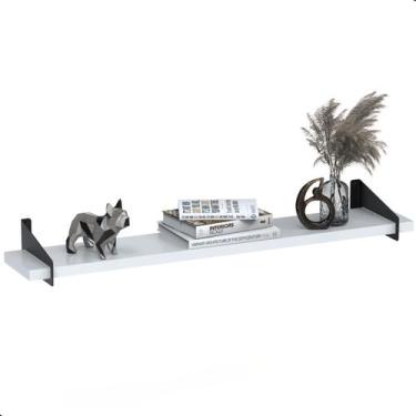 Imagem de Prateleira De Madeira Estilo Industrial Suspensa Max50.P - SteelDecor,