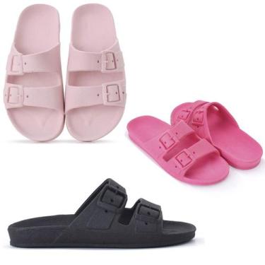 Imagem de Chinelo Infantil Feminino Sandália Papete Slide  Menina - Cauby, Pink,