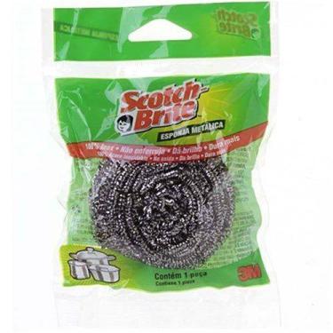 Imagem de Esponja Metálica Scotch Brite Espiral 1 Un - scotchbrite
