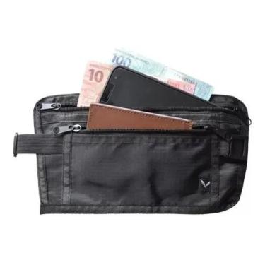 Imagem de Pochete Cinto Doleira Documento Celular Invisível Anti Furto - Yepp