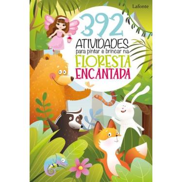 Imagem de Livro - 392Atividades para pintar e brincar na floresta encantada