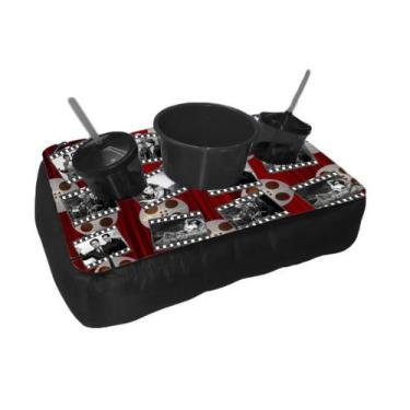 Imagem de Almofada Pipoca com Balde 2 Copos para usar Sofá Cama TV - Deluzz, Fil