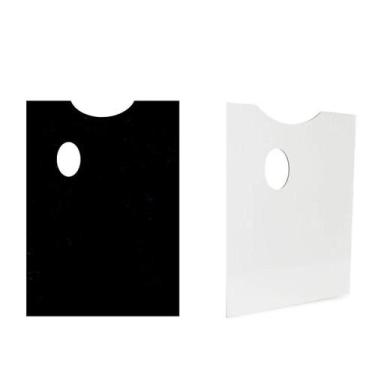 Imagem de Gode Paleta p/ Pintura em Formato Retângular Anatômica 22x30 cm - Gv O