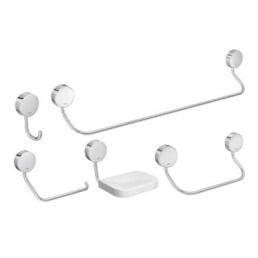 Imagem de Kit Acessorios 5 Peças Net Cromado Deca - DECA METAIS