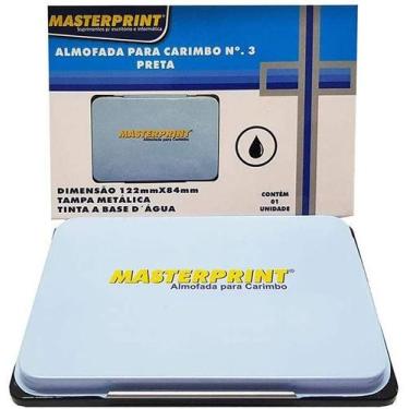 Imagem de Almofada para carimbo Masterprint N3 preto
