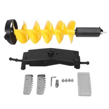 Imagem de Trado de gelo vomeko, trado de gelo para pesca, trado de gelo para entusiastas da pesca, nylon elétrico sem fio com broca de posicionamento