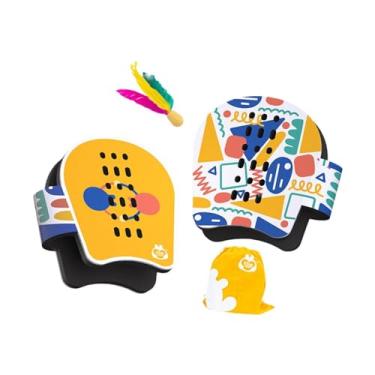 Imagem de UGPLM Conjunto de badminton para crianças, raquetes de badminton com peteca de bola, brinquedo interativo para, raquetes de badminton para