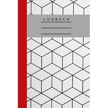 Imagem de LOGBUCH: Notizbuch zum Ausfüllen, um Ihre Stimmungen, Abenteuer, Ideen, Geheimnisse, Überarbeitungen festzuhalten... - 100 linierte Seiten - Umschlag mit Grafikwürfeln