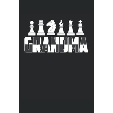 Imagem de Grandma: Cuaderno de ajedrez |Cuaderno de regalo de jugador de ajedrez |Regalo de diario de amante del tablero de juego