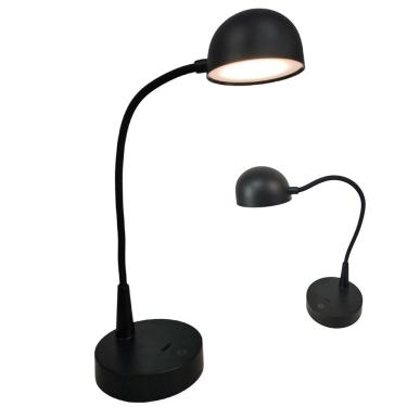 Imagem de Luminaria Abajur Touch LED 3 Tons USB Recarregavel Flexivel Casa Trabalho Home Office Quarto Cabeceira Mesa Sala Recepçao Escritorio