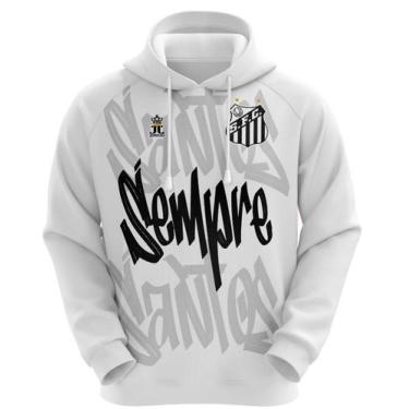 Imagem de Blusa  Agasalho do Santos Sempre Santos com Capuz - Oficial - JOTAZ, G