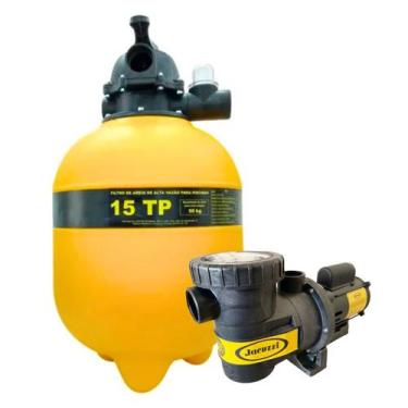 Imagem de Kit Filtro e Bomba P/ Piscina Até 50.000 Mil Litros Jacuzzi