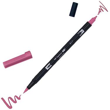 Imagem de Tombow DUAL BRUSH-817 Pincel de ponta dupla para caneta marcador - cor malva