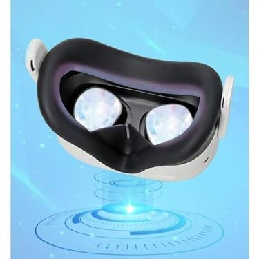 Imagem de Silicone Case for Meta Quest 3s,Soft Face Cover Virtual Reality Accessories, Q3s VR Facial Skin 1 pcs