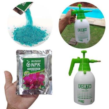 Imagem de Kit Pulverizador Forth 2L + Adubo Fertilizante Manutenção - Orquiflora