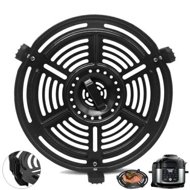 Imagem de Air Fryer Grill Pan Grill Plate Crisper Plate Acessórios Bandeja Rack para Ninja OP302 OP305 FD305 FD305 Air Fryer, Air Fryer Peças de Reposição para Ninja FD302 6,5 Qt FD101 5 Qt FD401 8 Qt