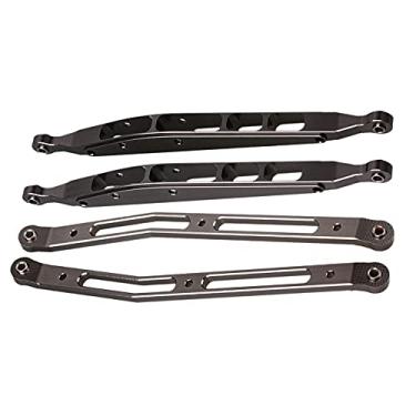 Imagem de Mxfans Titanium Al. Upgrade Rear Upper & Lower Chassis Linkage Link Replacement for AXIAL YETI Rock Racer 90026 RC 1:10 AX31007 Pack of 2