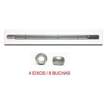 Imagem de Kit 4 Eixos Para Ventilador Britânia 1/2 40Cm + 8 Buchas
