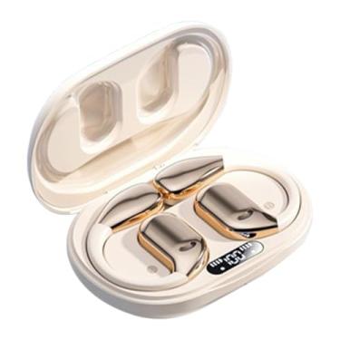 Imagem de BaotyJie TRADURADOR EARBUDOS de EARBULOS Recarregável Earhooks Tradução EarHooks Feardbuds para trabalho Aprendizagem de viagens para reuniões, Branco