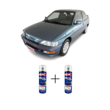 Imagem de SPRAY AUTOMOTIVO Azul Dallas Ford + SPRAY VERNIZ 300ML - Sherwin Willi
