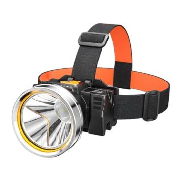 Imagem de UGPLM Tocha de faróis recarregável Brilho ajustável Hight Imperperperate Head Light para o trabalho de escalada de escalada para adultos