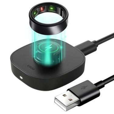 Imagem de sylacor Compatível com carregador Oura Ring Gen 3, base de carregamento rápido com cabo USB-C para Ring Gen 3 Horizon/Heritage (tamanho 17)