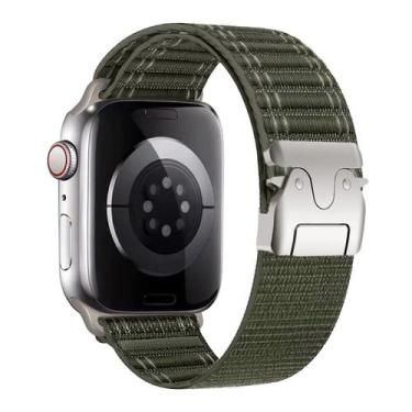 Imagem de Pulseira Nylon Loop Parachute Compatível com Apple Watch - Baú do Viki