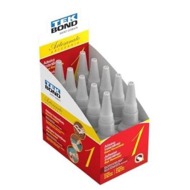 Imagem de Cola Tekbond Instantâneo Artesanato Nº1 20g (Caixa C/10)