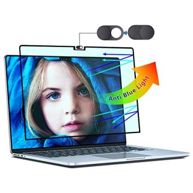 Imagem de STARY Película protetora de tela para MacBook Pro 16 polegadas 2021 ~ 2023 (A2485/A2780, M1/M2), película antirreflexo com luz azul para MacBook Pro 16,2 polegadas, fácil instalação/sem bolhas - fosco
