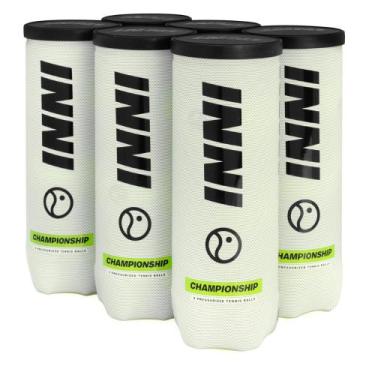Imagem de Bola de Tênis Inni Championship Pack com 06 Tubos - Inni Sports
