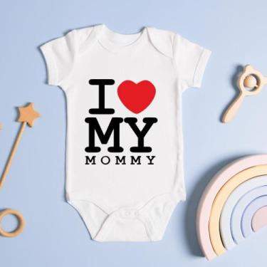Imagem de Body Personalizado Bebê I Love My Mommy - ds, G (6 a 9 Meses)