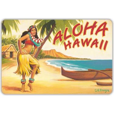 Imagem de Conjunto de cartão postal vintage Havaí (30) Aloha From Hawaii - por Kerne Erickson