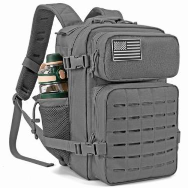 Imagem de Mochila tática QT&QY 25L Military para mulheres cinza 25L