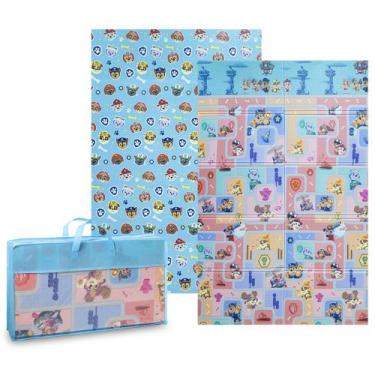 Imagem de Tapete de Atividades Infantil Dobrável Tapetão Maleta 1,20x1,80m Menin
