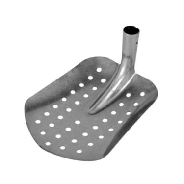 Imagem de IEUDNS Metal Sifting Spade Lama Spade Sand Digger Scoop Prático Dreno Spade Ferramenta de Limpeza de Esgoto para Quintal Casa Caminhadas Camping, Apontado, 29.5x22.3x11.5cm