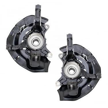 Imagem de TRQ Conjunto completo de 2 peças de rolamento de roda e conjunto de junta de direção LH lado do motorista e passageiro RH para Toyota Avalon 05-11