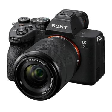 Imagem de Sony Câmera de lente intercambiável Alpha 7 IV full-frame sem espelho com kit de lentes de zoom de 28-70 mm