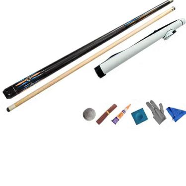 Imagem de CQBXRD Bastão de sinuca de bordo de 1/2 - bastões de taco de bilhar de bordo canadense para adultos, bastões de sinuca com ponta de 13 mm de 13 mm, tacos de sinuca profissionais para uso em bar