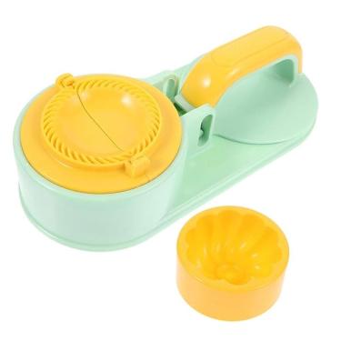 Imagem de Maquina de Modelar Pastel Bolinho Gyoza Ravioli Massa Molde Preparo Lanche Refeiçao Casa Cozinha Restaurante Lanchonete