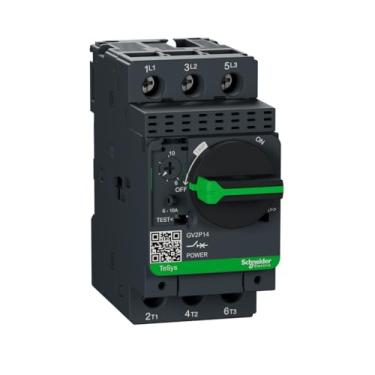 Imagem de Disjuntor Termomagnetico Tesys Gv2 610A Manopla Rotativa Gv2P14, Schneider Electric