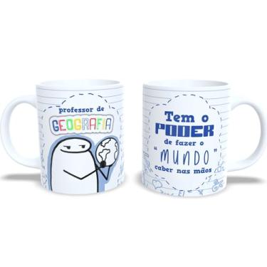Imagem de Caneca Personalizada e Divertida – Frases Engraçadas de Professor por Matéria (Geografia)