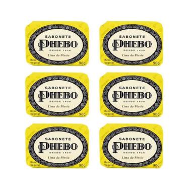 Imagem de Kit Sabonete Phebo Lima Da Persia 90G Glicerina Vegetal