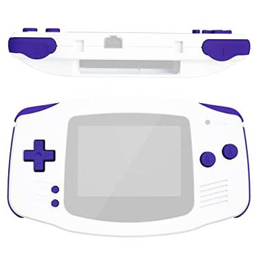 Imagem de eXtremeRate Conjunto completo de botões de substituição GBA roxo para Gameboy Advance - Console de jogos portátil não incluído