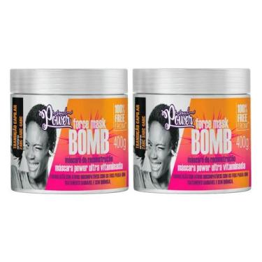 Imagem de Kit 2 Máscaras De Reconstrução Bomb Force Mask Soul Power