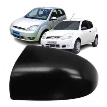 Imagem de Capa Retrovisor Fiesta 2003 / 2014 Ford Ka 08 09 10 11 12 13 14 Esquer