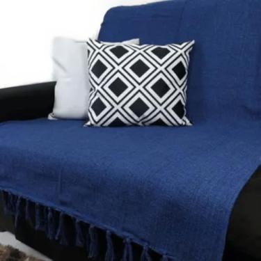 Imagem de Manta 2,20m x 1,50m Gigante Sofá Cama Decorativa Mesclado(VERDE MESCLADO CLARO)